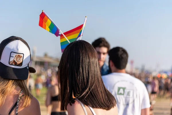 Tel Aviv, Israele - 25 giugno 2021: ventitreesima edizione della Tel Aviv Pride Week. Evento del festival — Foto Stock