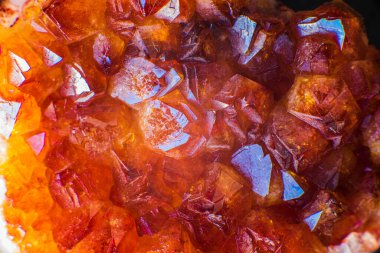 Sitrin doğal kuvars yarı değerli jeoloji kristalleri izole edilmiş jeolojik mineral. 