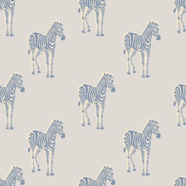 Retro neon rengi Zebra illüstrasyon motifi pürüzsüz tekrarlanmayan dijital dosya sanatsal desen baskı moda kumaş tekstil pop sanatı 