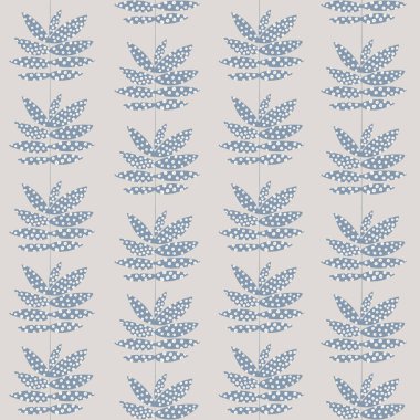 Retro yaprak illüstrasyon çizgisi pürüzsüz tekrarlanan dijital desen ev dekorasyonu ve moda kumaşı veya duvar kağıdı