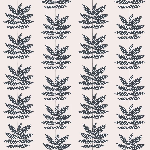 Retro yaprak illüstrasyon çizgisi pürüzsüz tekrarlanan dijital desen ev dekorasyonu ve moda kumaşı veya duvar kağıdı