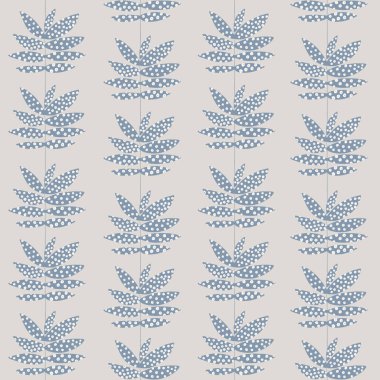 Vektör retro yaprak illüstrasyon çizgisi kusursuz tekrarlanmayan dijital desen ev dekorasyonu ve moda kumaşı veya duvar kağıdı