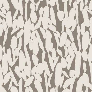 Vektör soyut doğa temalı fırça darbesi çizimi kusursuz tekrarlama deseni