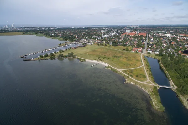 Flygfoto över Lodsparken, Danmark — Stockfoto