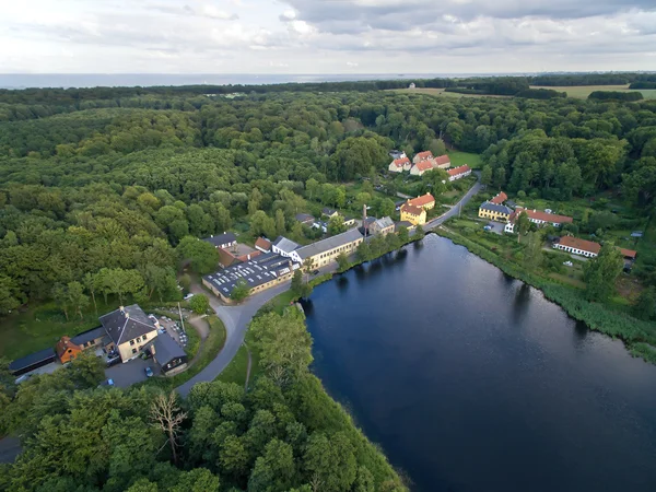 Aerial view of Raadvad, Denmark — Stock Photo, Image