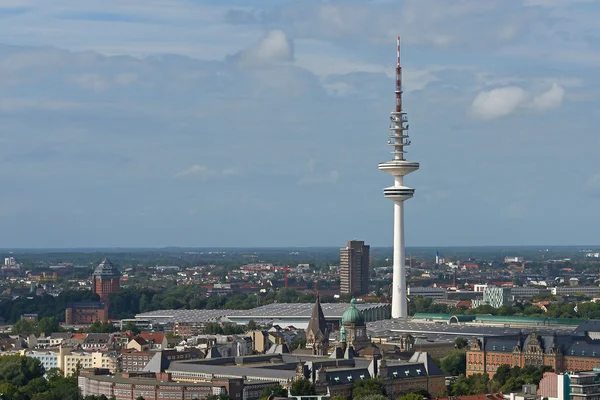 Вид с воздуха на Гамбург — стоковое фото