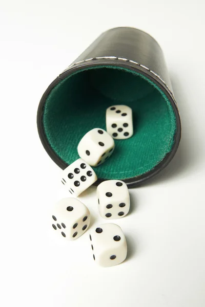 Rolling the dices — Stock Photo, Image