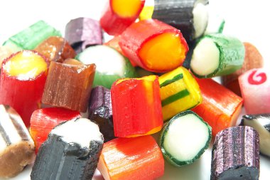 renkli haşlanmış tatlılar