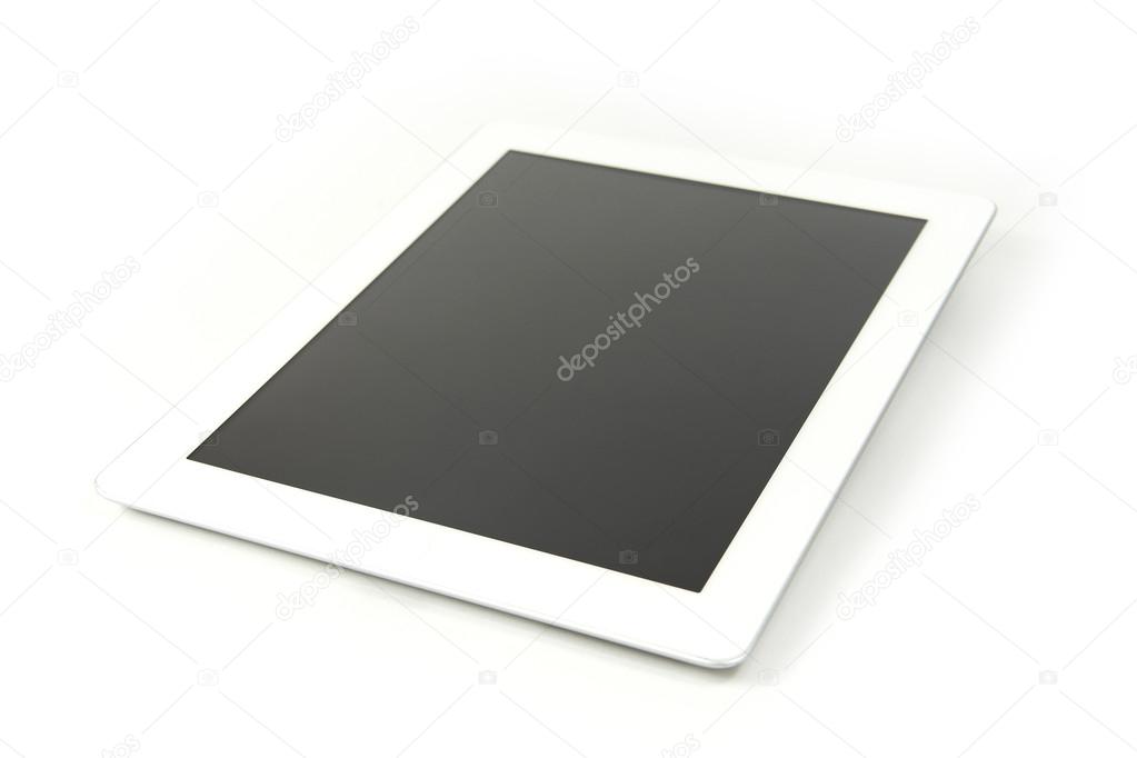 White tablet computer — Stock Photo © DennisJacobsen 60556315