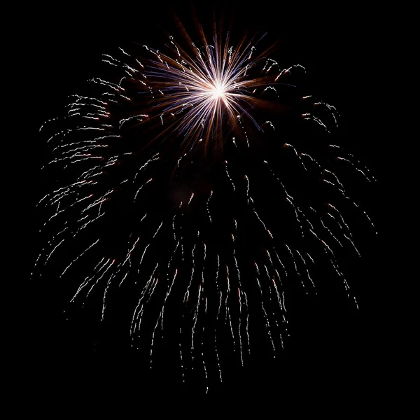 Fogos de artifício Ano Novo — Fotografia de Stock