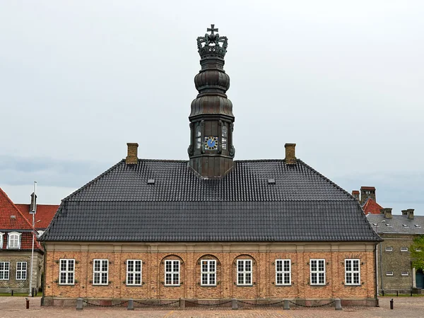 La casa de la Guardia Central Nyholm en Holmen en Copenhagen, Denmark — Foto de Stock