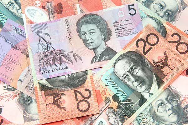 Australské měny — Stock fotografie