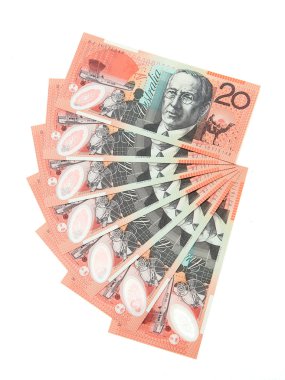 Australian currency clipart