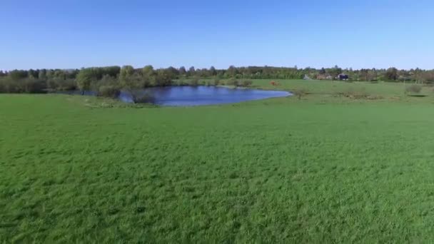 Harrestrup Aadal se nachází v Ballerup, Dánsko — Stock video