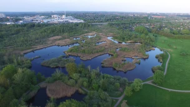 Vue Aérienne de Smor Mira situé au Danemark — Video