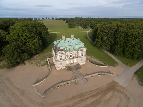 Luftaufnahme der Einsiedelei Palast, Dänemark — Stockfoto