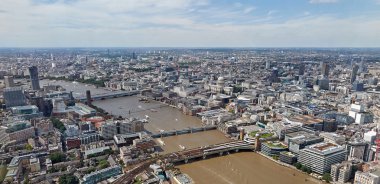 Londra şehrinin hava manzarası