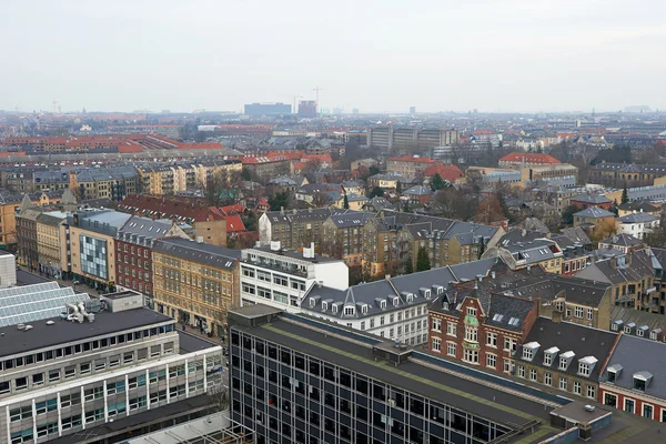Вид с воздуха на датский город Фредериксберг — стоковое фото