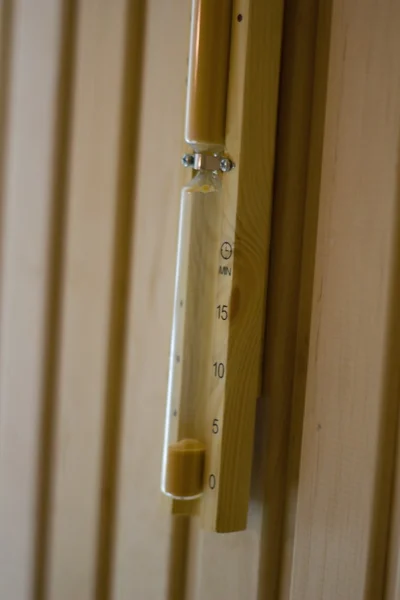 Reloj de arena de sauna — Foto de Stock