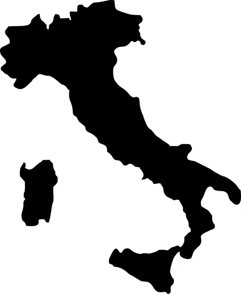 イタリア地図. — ストックベクタ