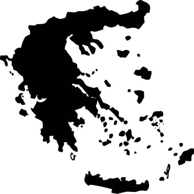 Yunanistan Haritası.