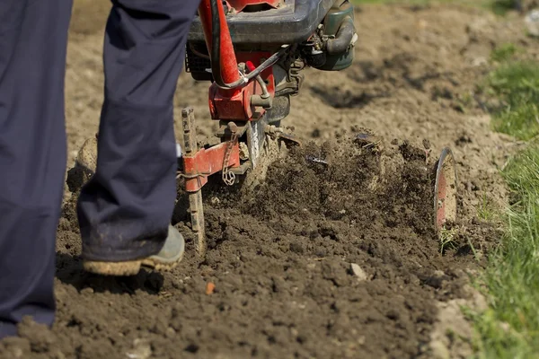 Hand plowing. — Stock Photo, Image