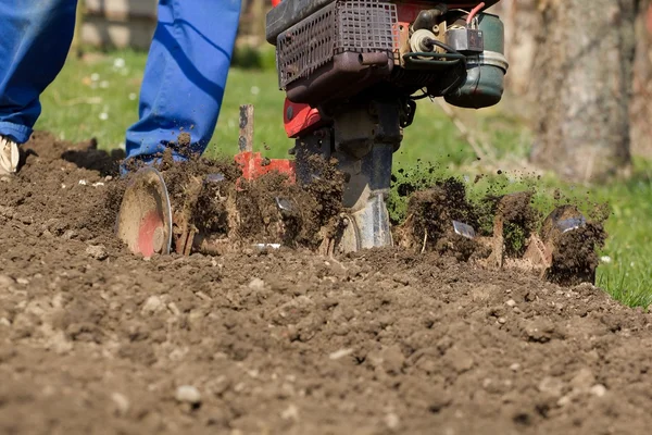 Hand plowing. — Stock Photo, Image