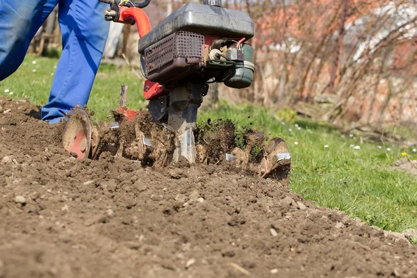 Hand plowing. — Stock Photo, Image