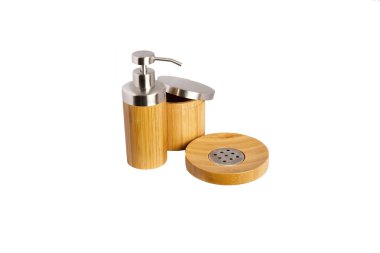 Bambu banyo aksesuarları.