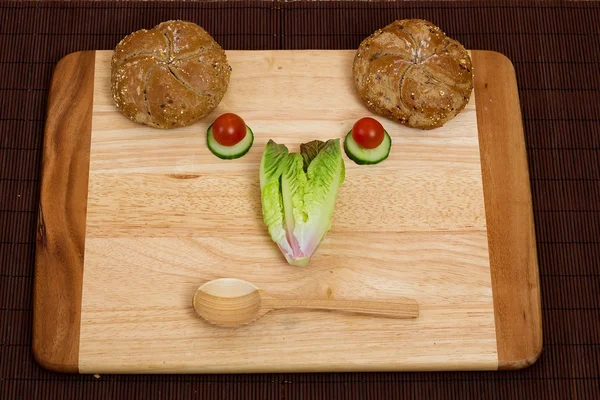 Vegetable smiley — Stock Photo, Image