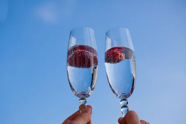 Glasses of champagne. — Stock Photo, Image