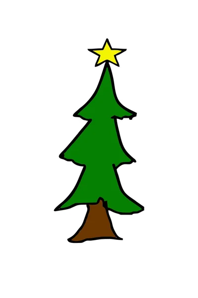 Árvore de Natal ). —  Vetores de Stock