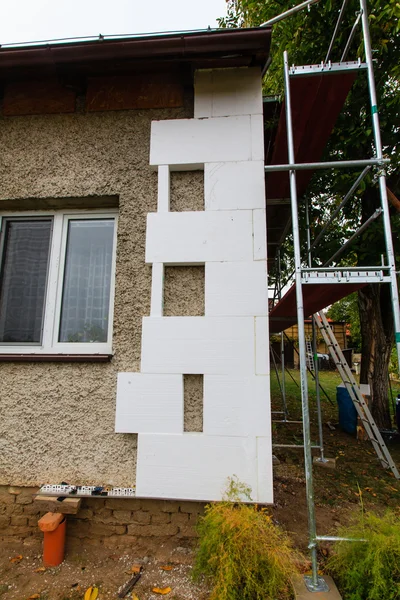 Ricostruzione della vecchia casa — Foto Stock