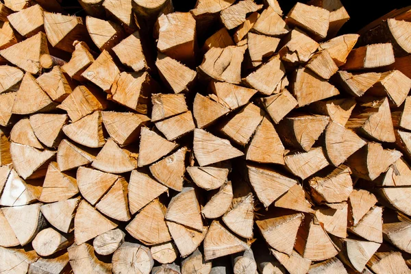 Închiderea lemnului de foc . — Fotografie, imagine de stoc