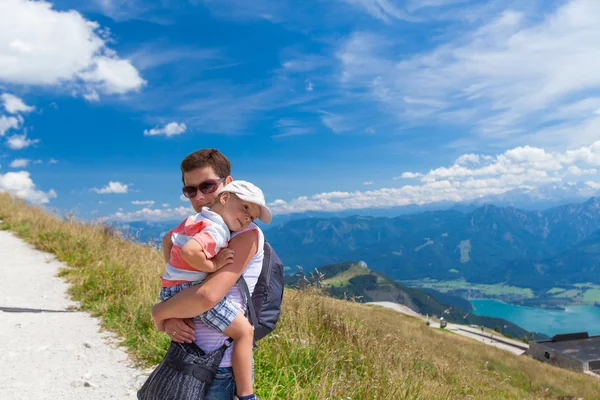 Výlet v rakouských Alpách. — Stock fotografie