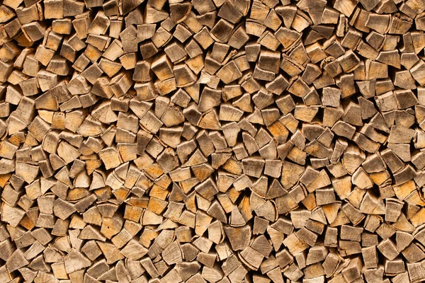 Close-up van brandhout. — Stockfoto