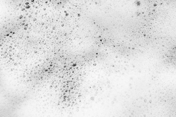 White Foam Background Soap Froth Bubbles Texture Lather Surface Detergent — Stock Photo, Image