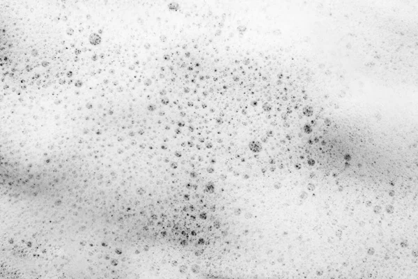 Fondo Bianco Schiuma Schiuma Sapone Texture Bolle Superficie Schiuma Detergente — Foto Stock