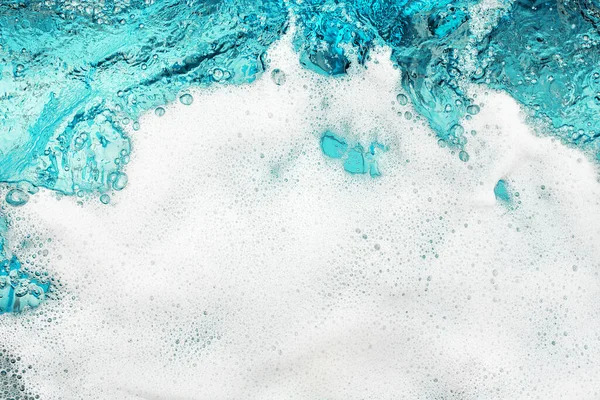 Білий Фон Блакитною Водою Крупним Планом Морський Або Океанський Візерунок — стокове фото