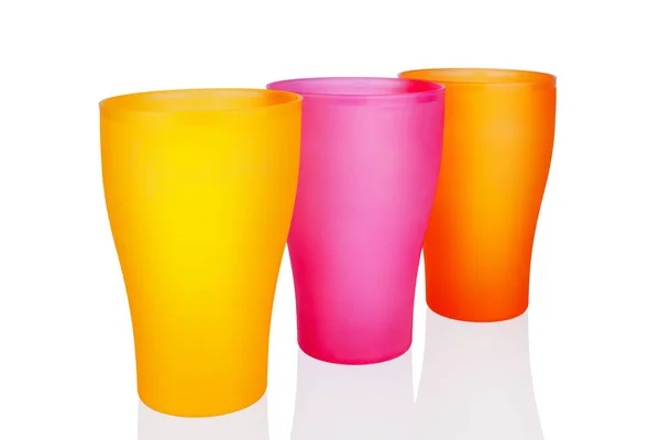 Kleurrijke Plastic Cocktailrietjes Veel Plastic Drinkpijpen Plastic Buisjes Voor Dranken — Stockfoto