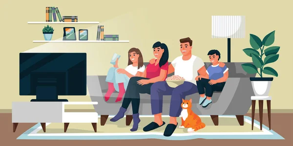Familia Viendo Teleストックベクター ロイヤリティフリーfamilia Viendo Teleイラスト ページ 7 Depositphotos