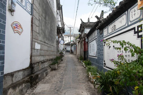 Dalí China Febrero 2019 Escénica Calle Casco Antiguo Dalí Yunnan — Foto de Stock