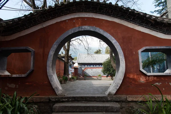Νταλί Κίνα Φεβρουάριος 2019 Γραφικός Δρόμος Στην Παλιά Πόλη Του — Φωτογραφία Αρχείου