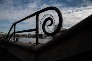 London, 09/27/2020. The London Eye is the tallest Ferris Wheel in Europe and the most popular paid tourist attraction in the United Kingdom