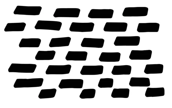 Traits Marqueur Dessinés Main Vectoriels Abstraits Lignes Textures Éléments Monochromes — Image vectorielle