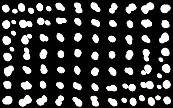 Μαύρο Eyed Μπιζέλια Σκίτσο Μοτίβο Των Σημείων Ένα Σύγχρονο Στυλ — Διανυσματικό Αρχείο