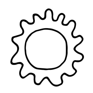 Çerçeve yuvarlak dalgalı, her amaç için harika bir tasarım. Arkaplan çizimi. Taslak sembol. El yapımı doku. Eskiz, grunge tarzı. Yaratıcı çizgi çizimi, taslak çizimi.