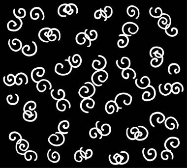 Kağıt tasarımı için el çizimi arka plan spirali. Klasik doğa illüstrasyonu. Soyut çember geometrik şekil. Grunge dokusu. Vektör kağıt çizimi. Vektör grafiği. Beyaz üzerine siyah karalama arkaplan sarmalı olan klasik karalama çizimi