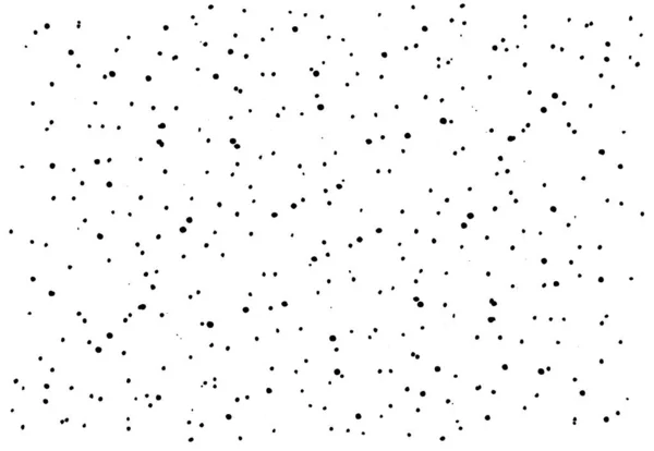 Κουκκίδες Μαύρου Χρώματος Διαφορετικών Μεγεθών Τοποθετούνται Τυχαία Λευκό Φόντο Μοντέρνο — Διανυσματικό Αρχείο
