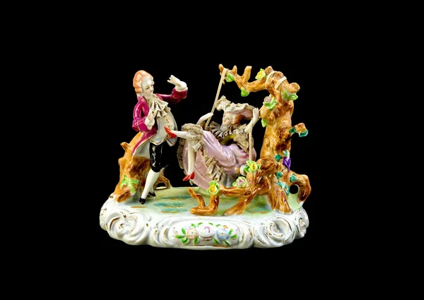 Bir on sekizinci yüzyıl, porselen biblo